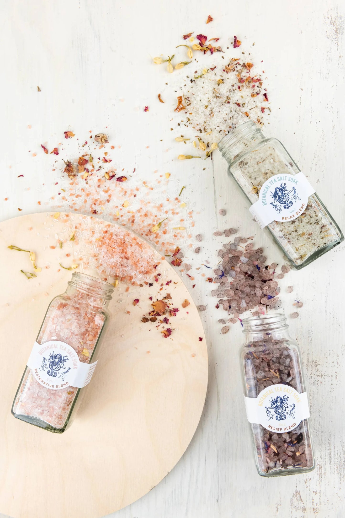 Botanicals Bath Tea Salt Soak - Relief Blend