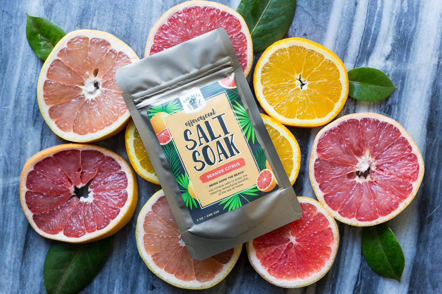 Citrus Bliss Effervescent Salt Soak – Detox & Relax