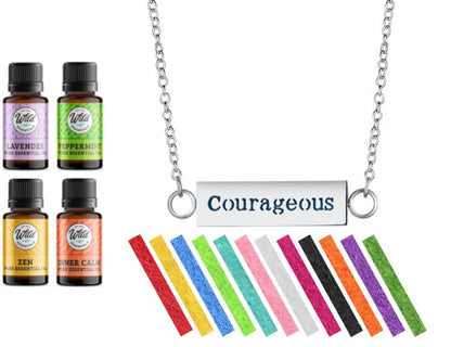 Wild Essentials Aromatherapy Necklace Diffuser Gift Set