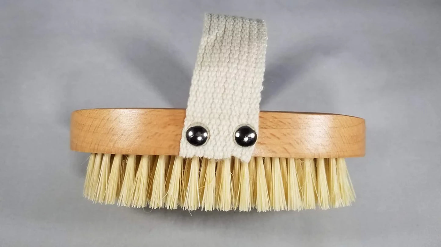 Natural Sisal Fiber Body Brush