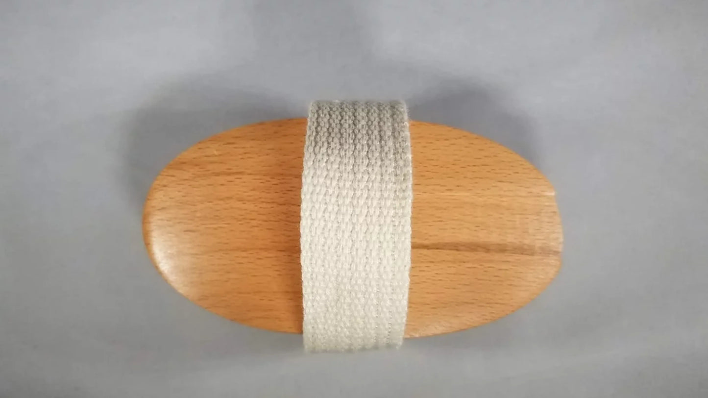 Natural Sisal Fiber Body Brush