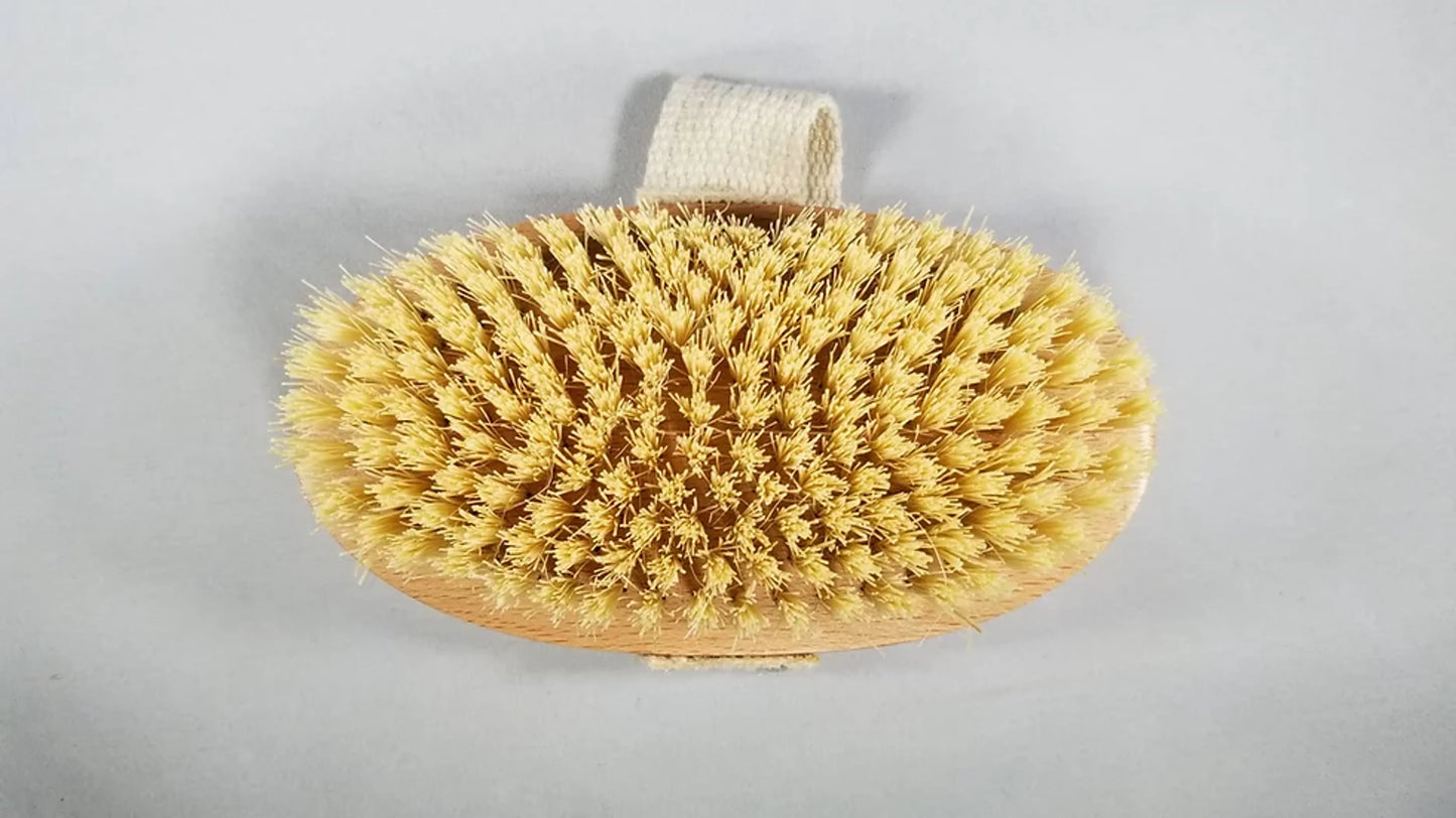 Natural Sisal Fiber Body Brush