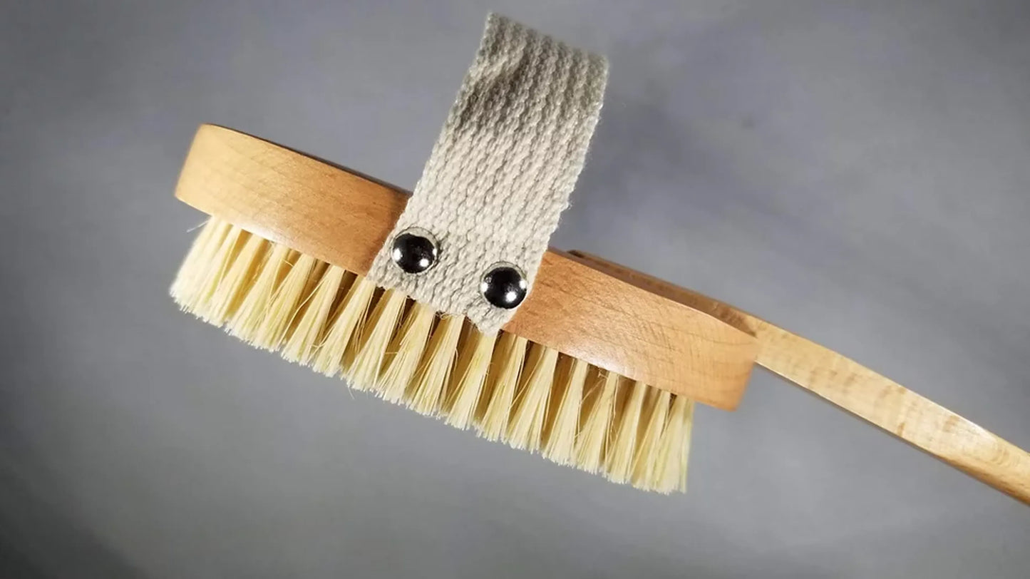Natural Sisal Fiber Body Brush
