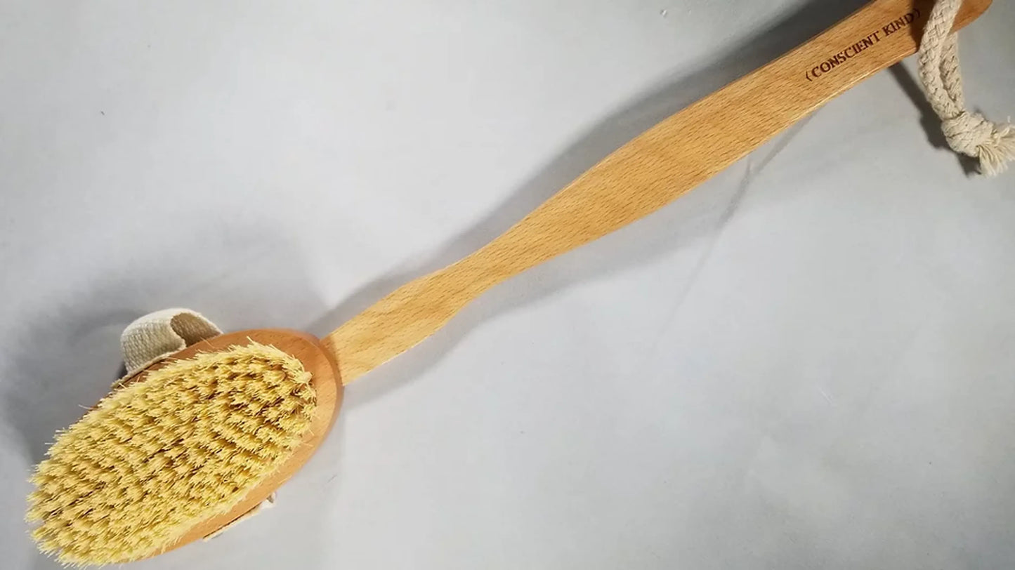 Natural Sisal Fiber Body Brush